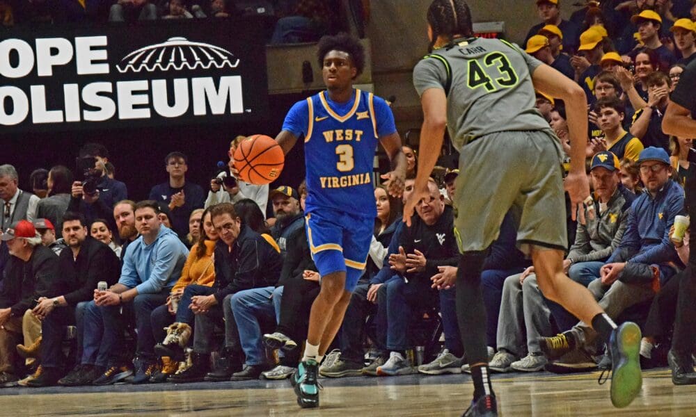WVU Basketball Honor Huff versus Baylor