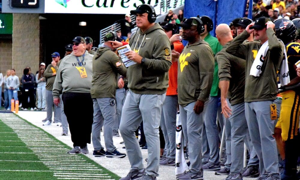 WVU Football HC Rich Rodriguez during Colorado game