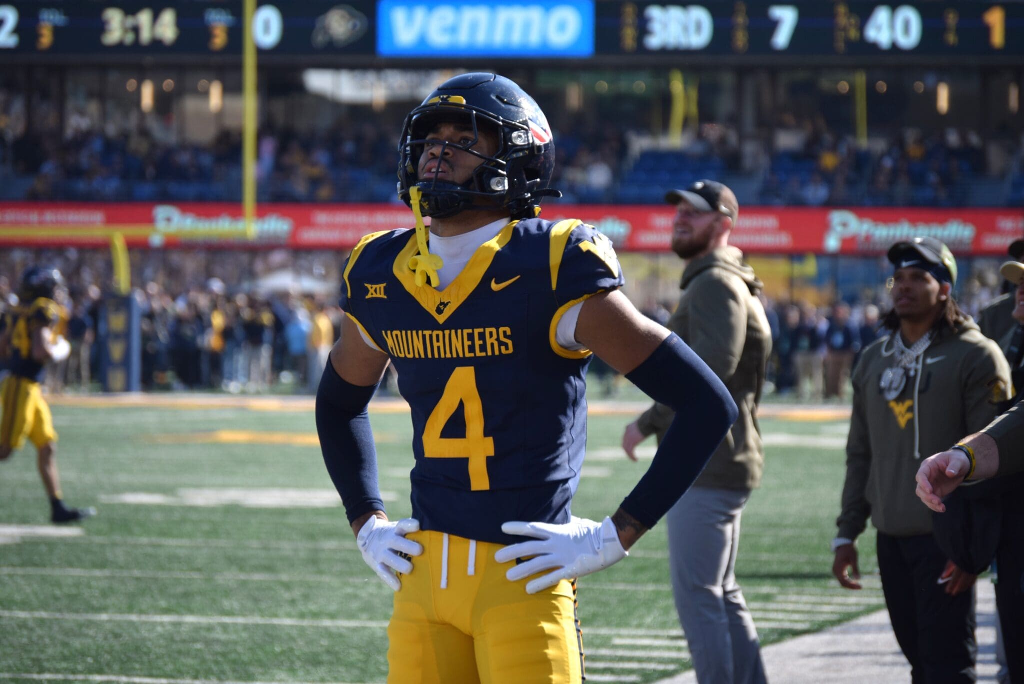 WVU Football WR Cam Vaughn