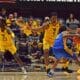 WVU Basketball DJ Thomas against Pitt