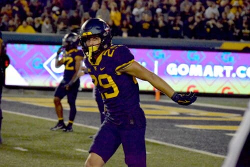 WVU Football WR Preston Fox