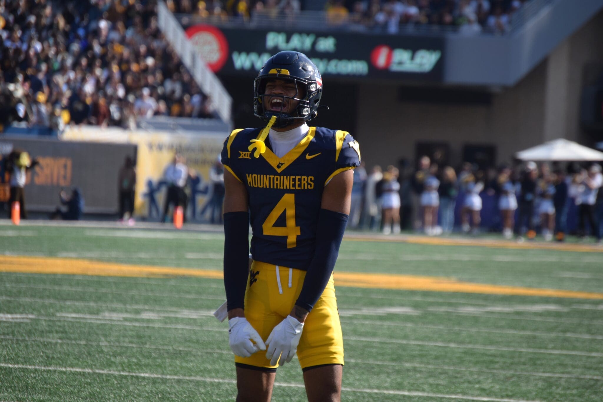 WVU Football WR Cam Vaughn