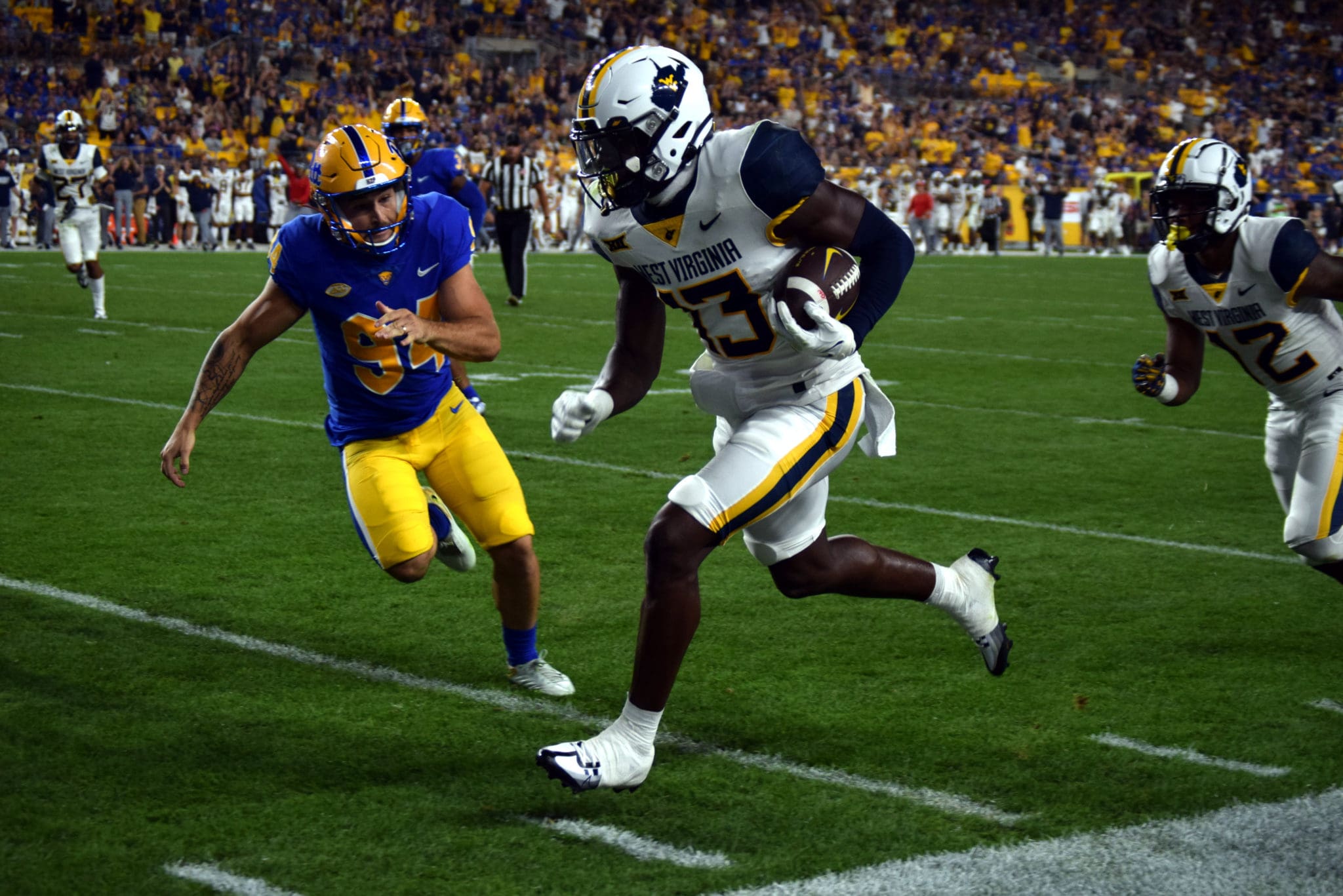 WVU Football Hershey McLaurin in Baclyatrd Brawl