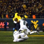 WVU Football Kaden Prather against Baylor