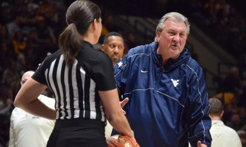 Bob Huggins and ref