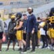 WVU Football DC Zac Alley at Spring Showcase