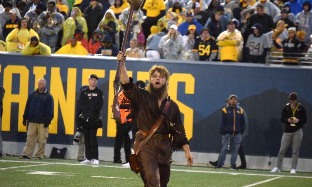 Mountaineer Mascot at WVU football game