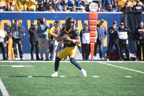 WVU Football QB Michael Hawkins Jr. Looks to Throw