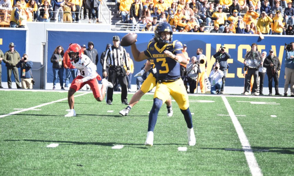 WVU Football QB Mike Hawkins