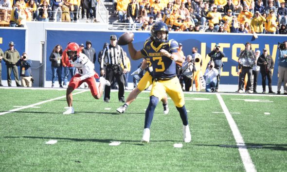 WVU Football QB Mike Hawkins