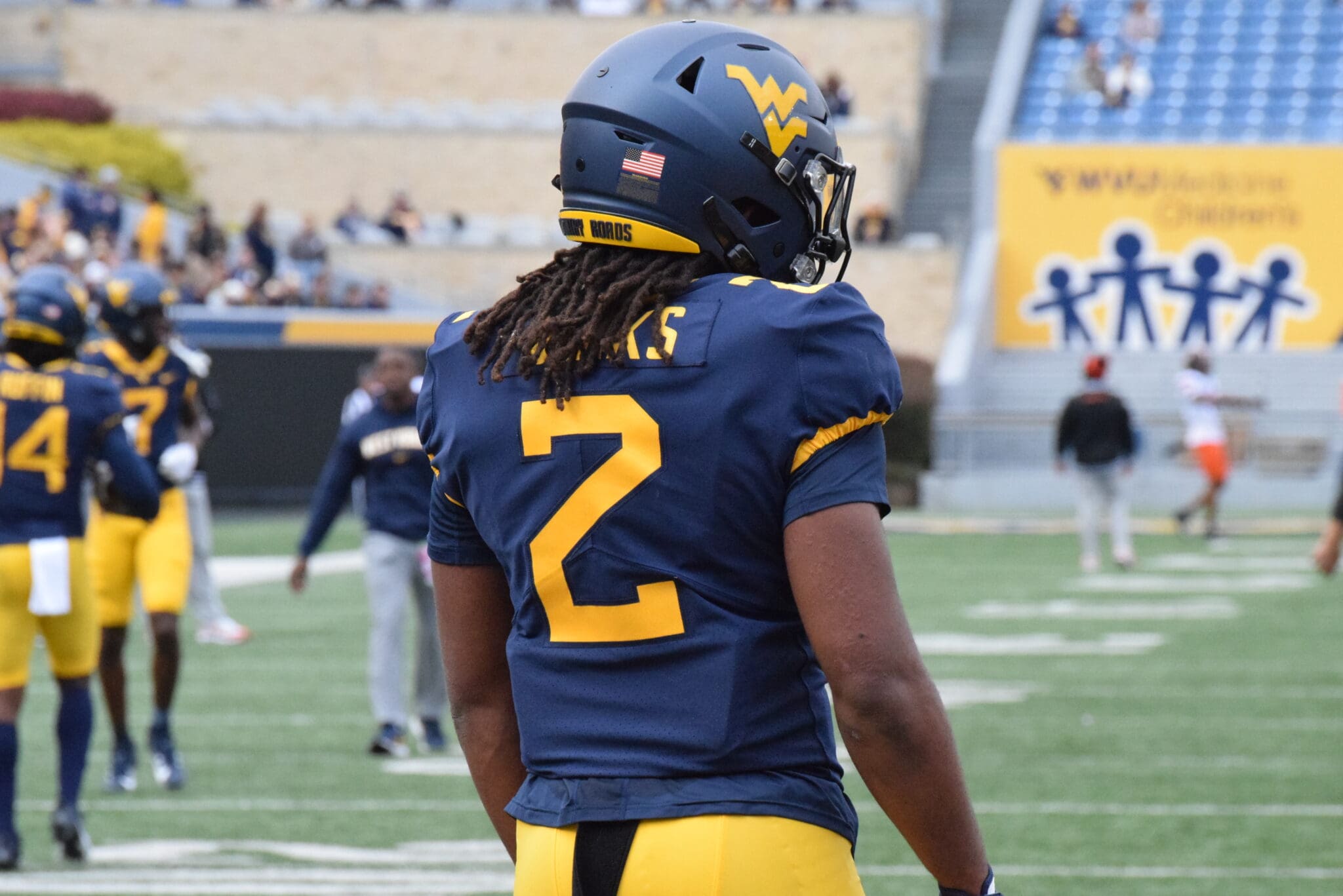 WVU Football S Aubrey Burks