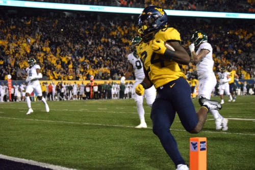 WVU Football RB Tony Mathis