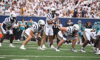 WVU Football QB Michael Hawkins Jr. And Offensive Line