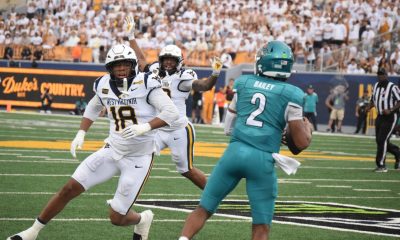 WVU Football defense against Deuce Bailey