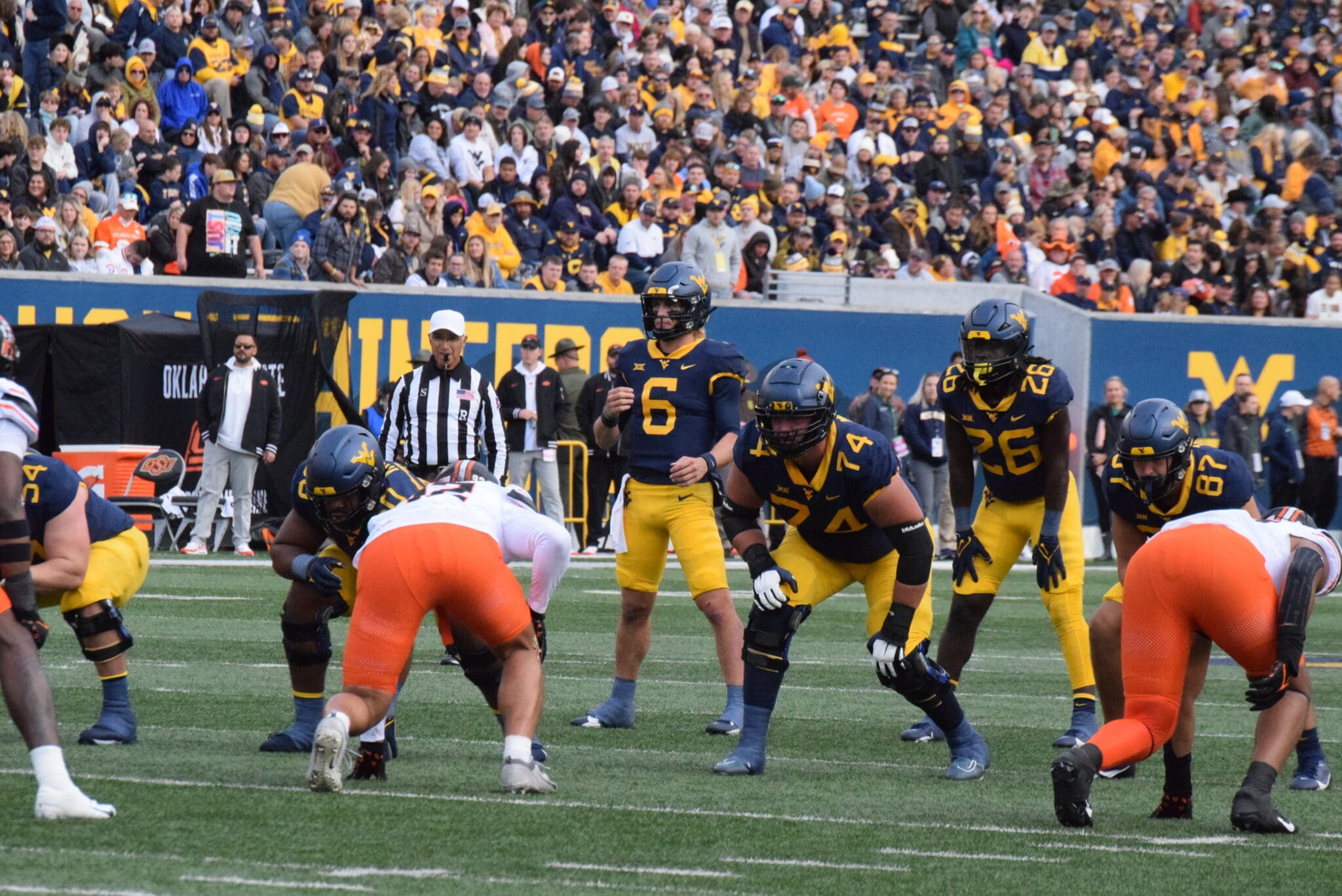 WVU Football Garrett Greene against Oklahoma State