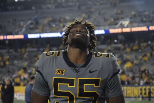 WVU Football DL Davoan Hawkins