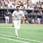 WVU Baseball Tyrus Hall in Super Regional
