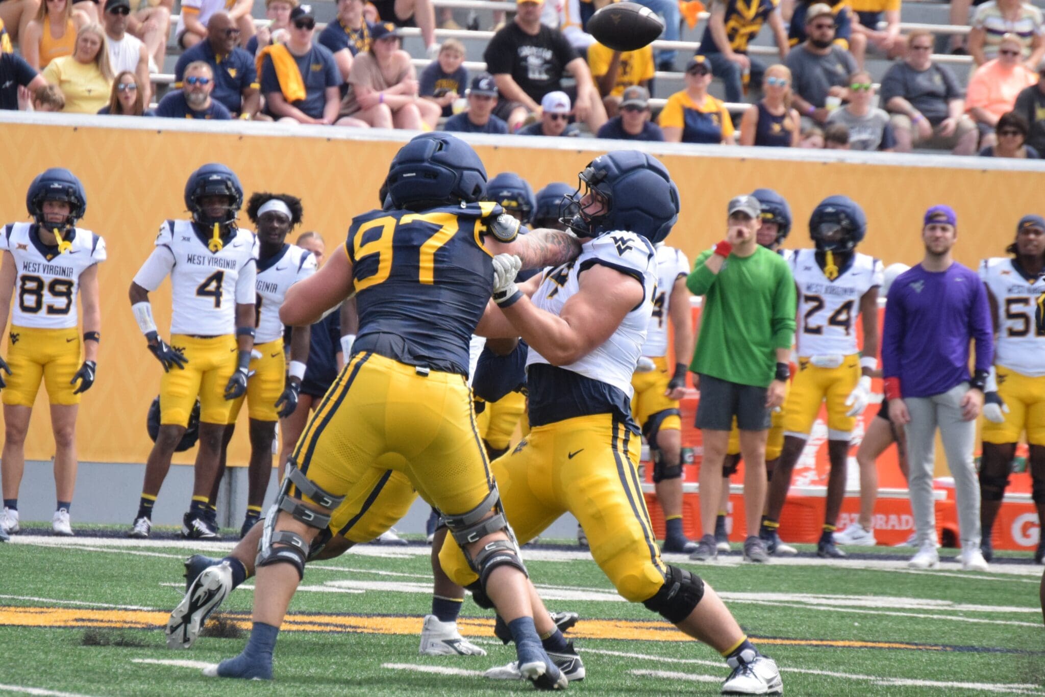 WVU Football Kevin Brown versus Will LeBlanc Spring 2026