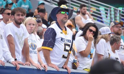 WVU Football fans at game