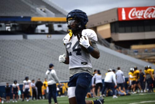 WVU Football RB Tony Mathis