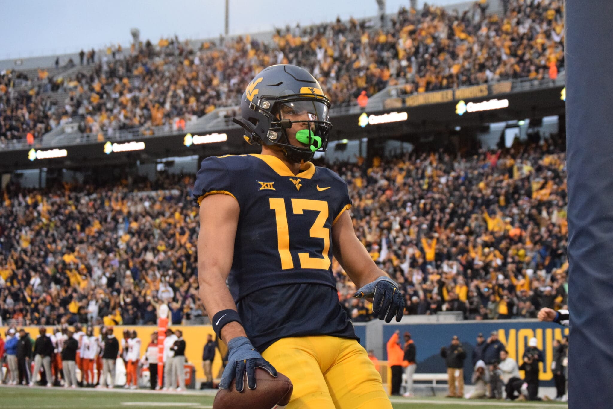 WVU Football WR EJ Horton Jr.