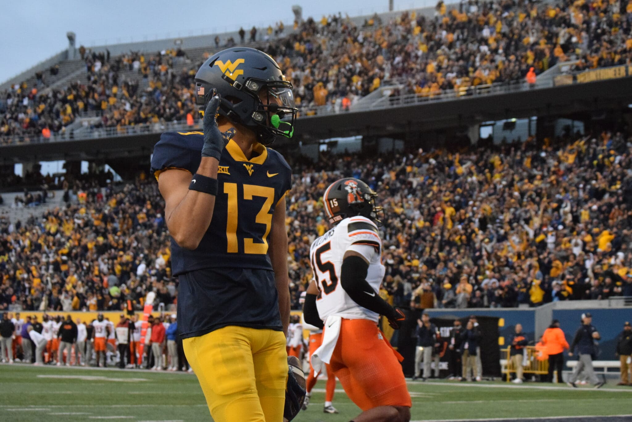 WVU Football WR EJ Horton Jr.