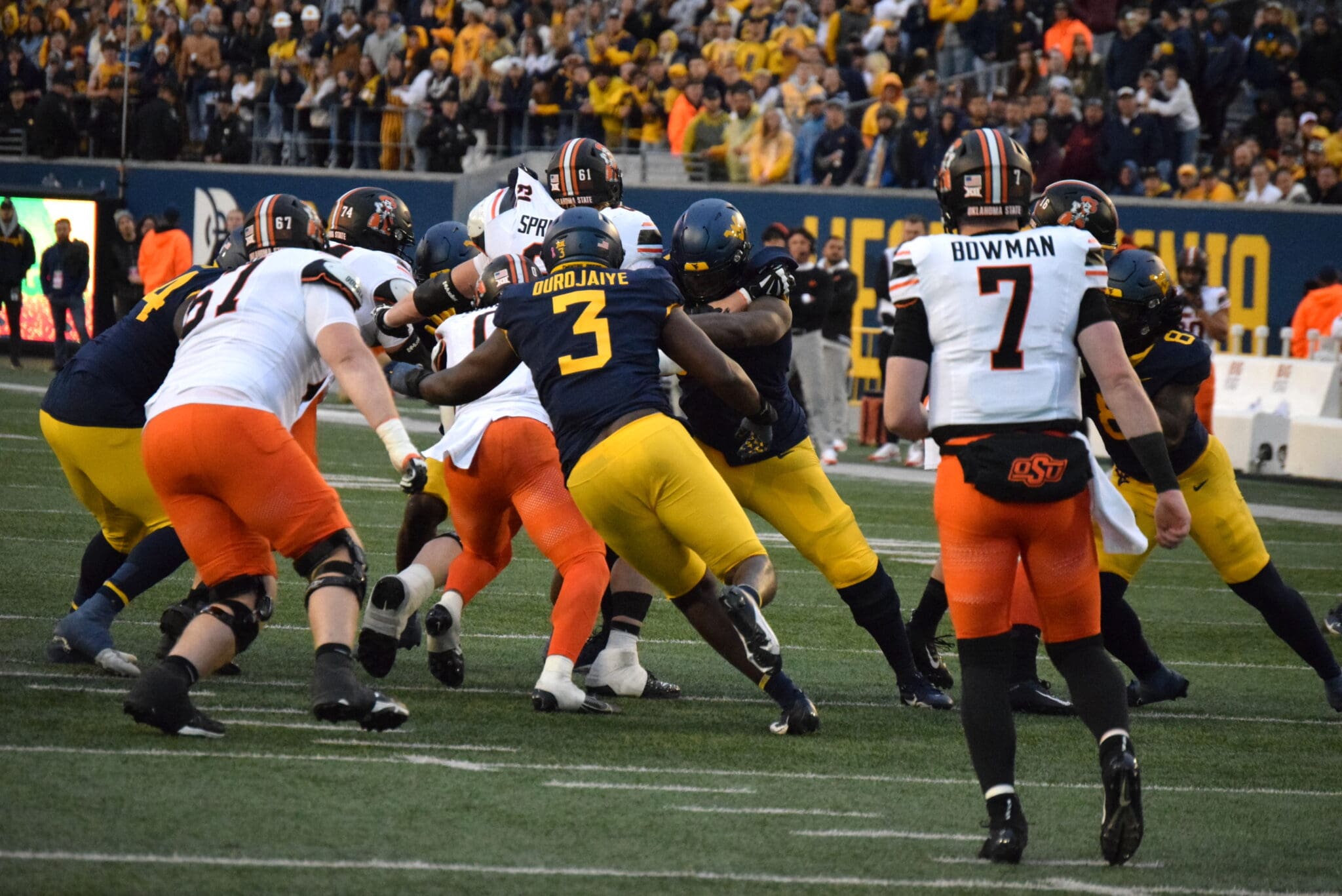 WVU Football against Oklahoma State