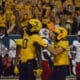WVU Football WR Bryce Ford-Wheaton Celebrates Touchdown