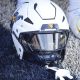WVU Football white helmet stock