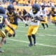 WVU Football RB Chris Talley during scrimmage