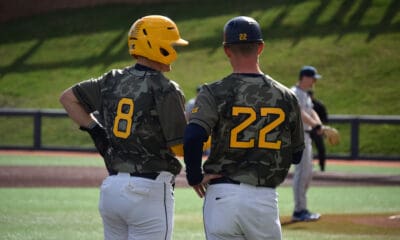 WVU Baseball Dayne Leonard and Steve Sabins