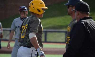 JJ Whetherholt and umpire