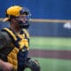 WVU catcher Caleb McNeely