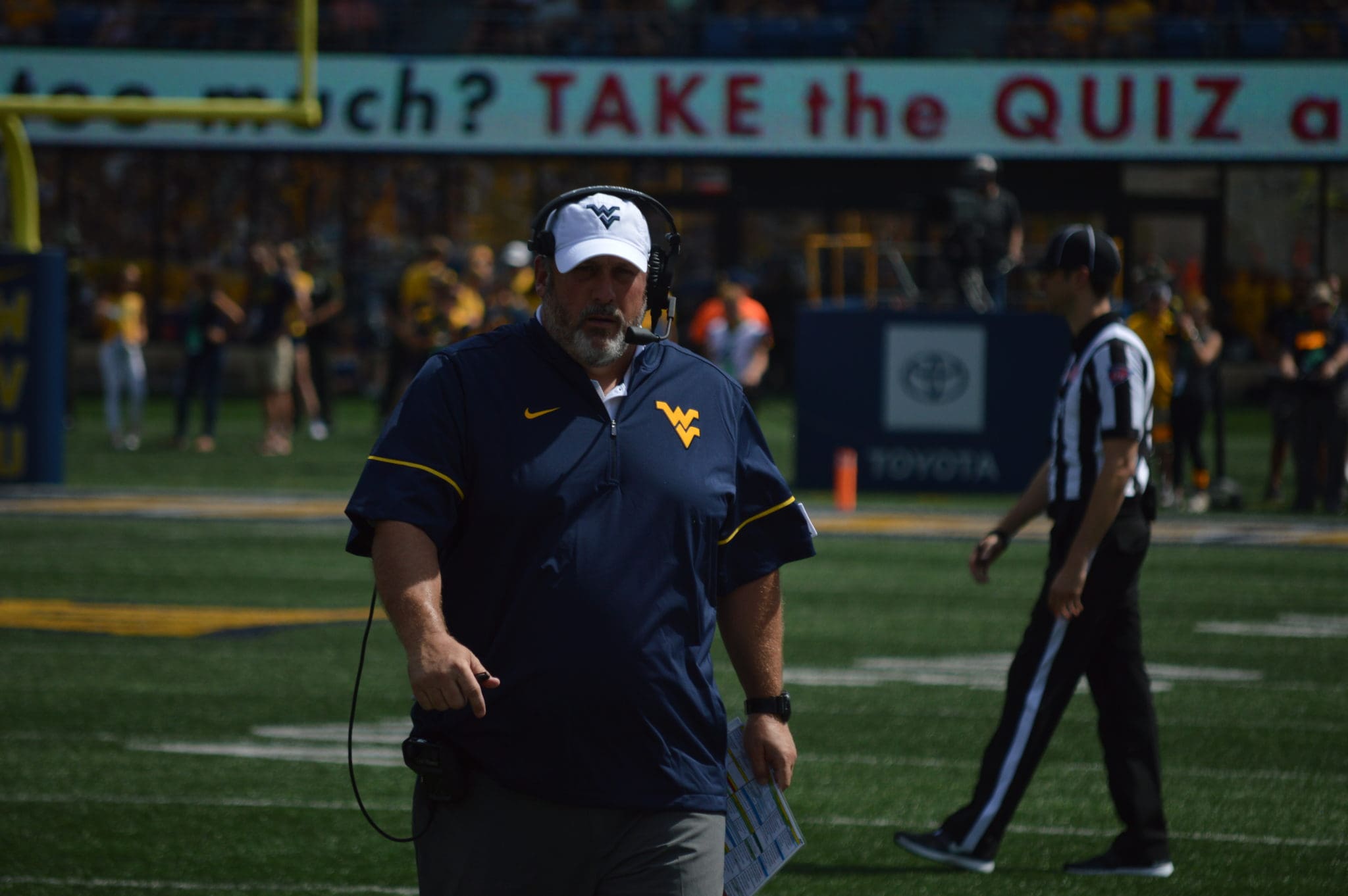 WVU OL coach Matt Moore
