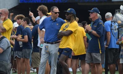 WVU Football Alum Adam Pacman Jones and Athletic Director Wren Baker