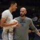 WVU Basketball Jesse Edwards and Alex Ruoff
