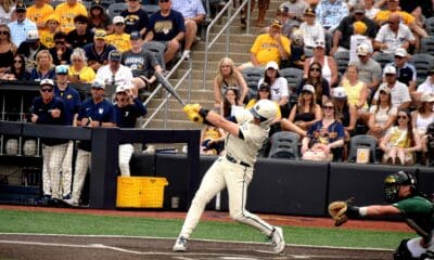 WVU Baseball Ben Lumsden home run in Super Regional