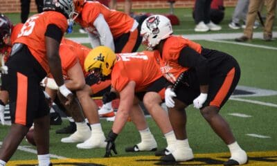 Wyatt Milum at Senior Bowl