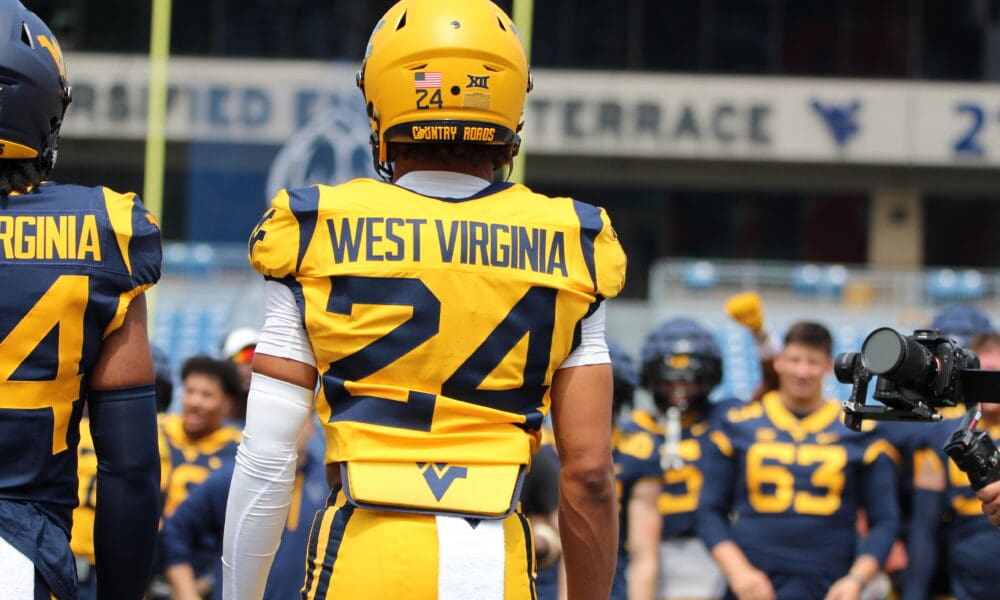 New WVU Football Gold Uniform