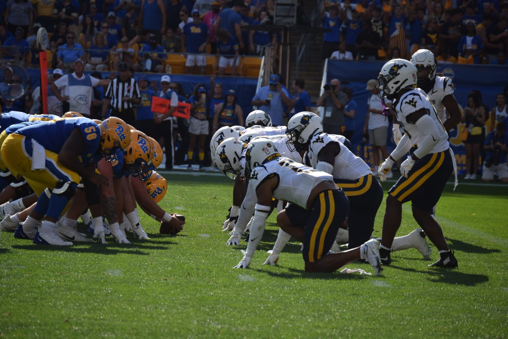 WVU Football and Pitt in Backyard Brawl