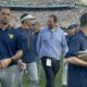 WVU Football HC Neal Brown and WVU AD Wren Baker