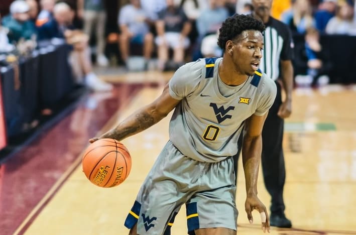 WVU Basketball Brenen Lorient in Charleston Classic