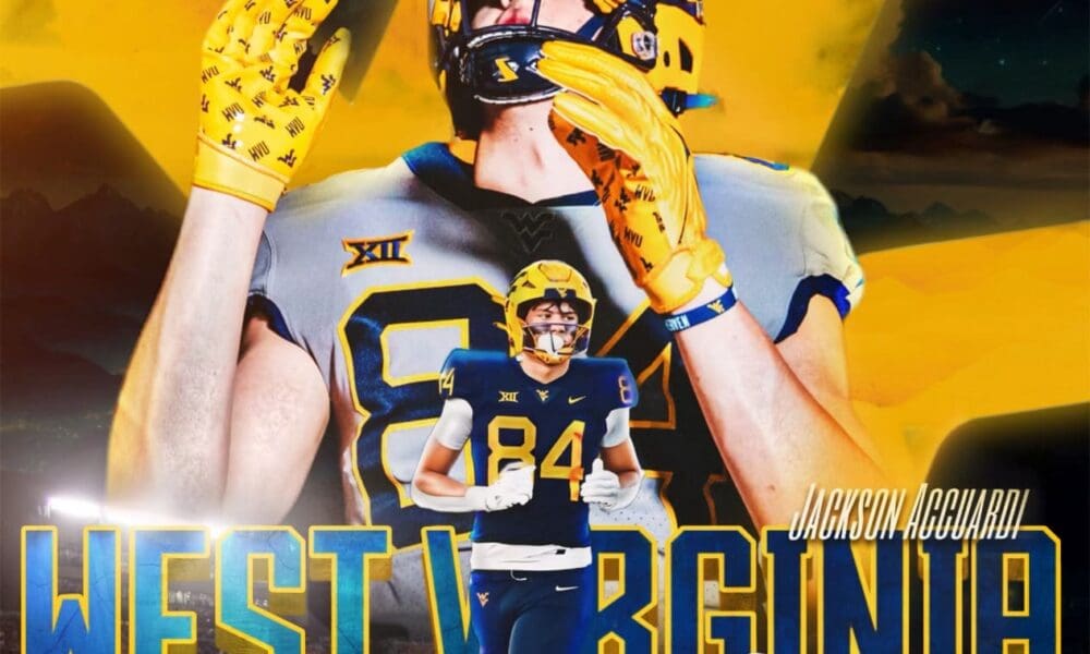 WVU Football TE commit Jackson Accuardi.