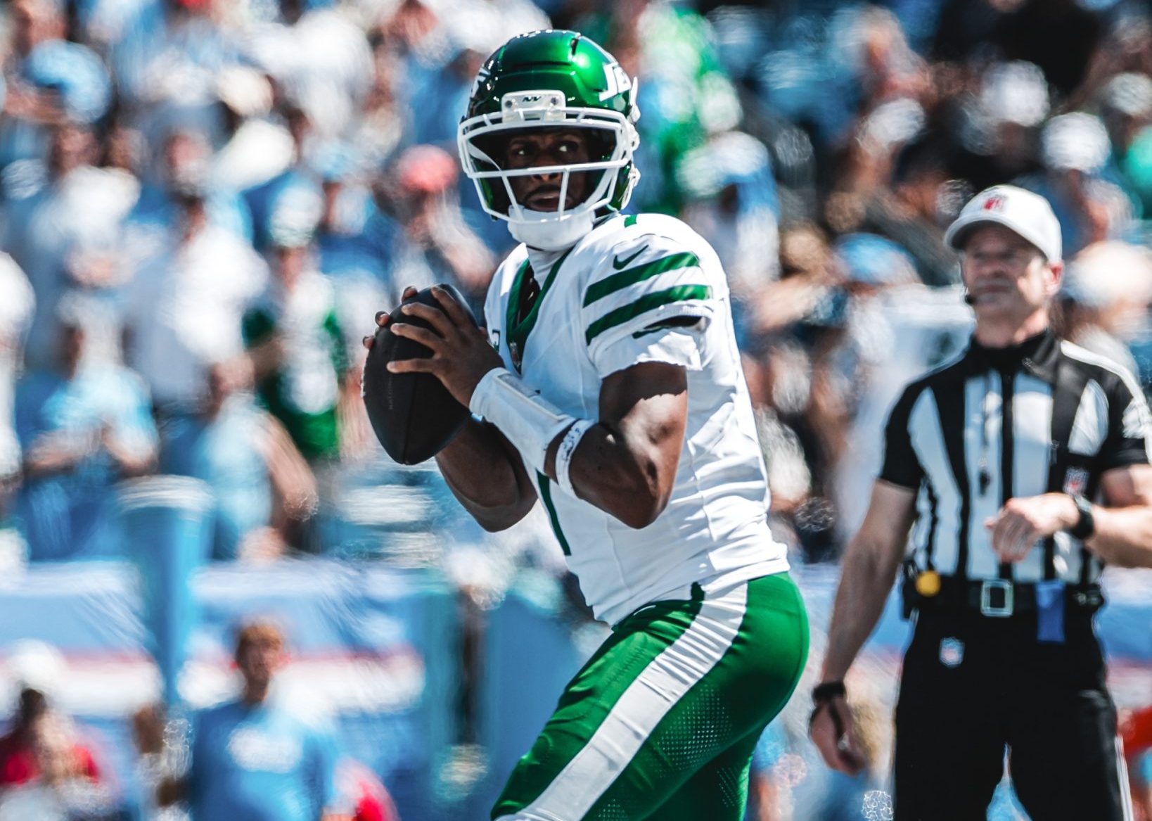 Geno Smith with Jets