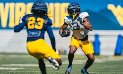 WVU Football transfer Tye Edwards. Image courtesy of Tye Edwards' Twitter account.