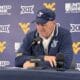 WVU Football HC Rich Rodriguez sad