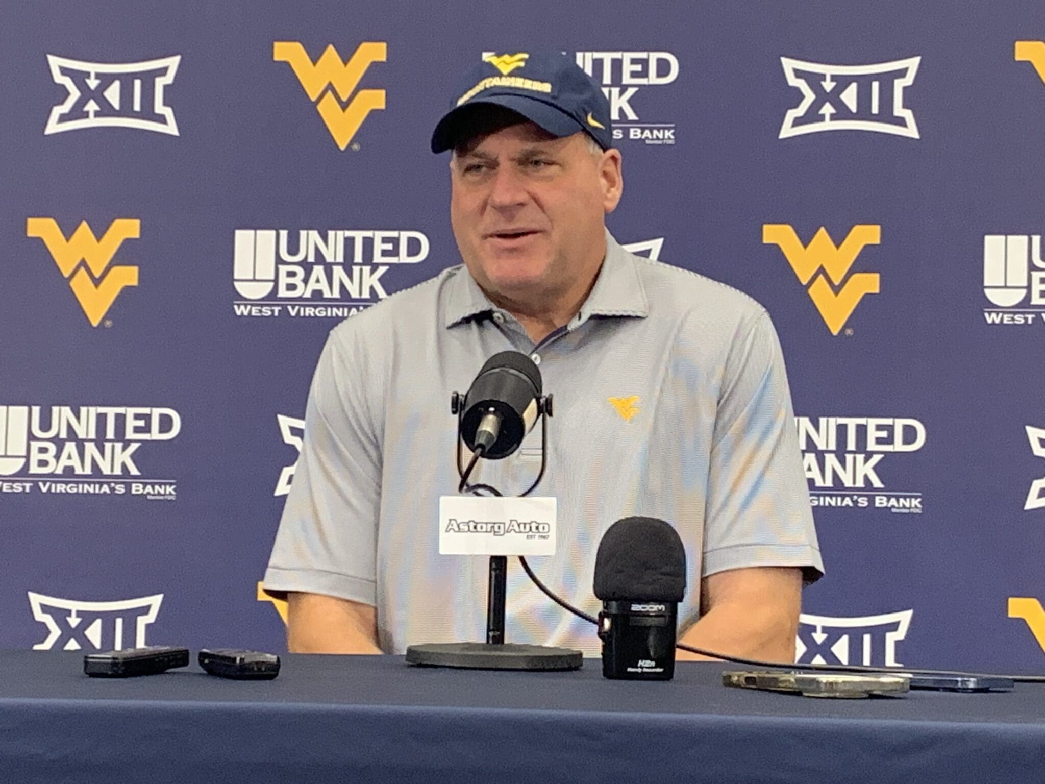 WVU Football HC Rich Rodriguez press conference