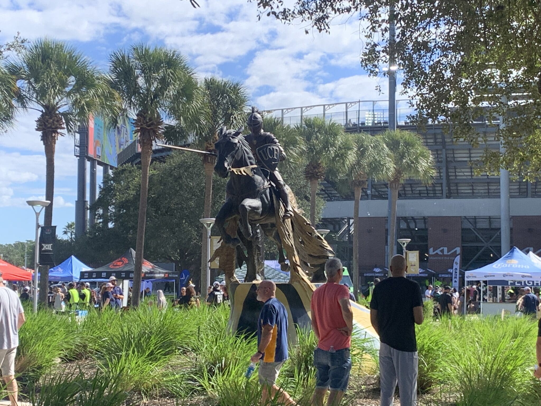 UCF Knight statue