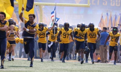 WVU Football takes the field game stock