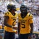 WVU Football WR Jalen Bray and WR Justin Robinson